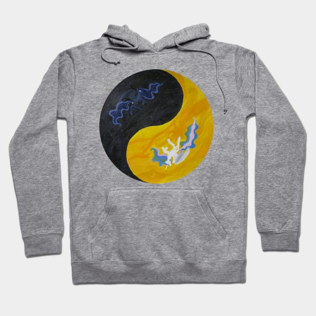 Princess Ying Yang Hoodie by MuseMatar